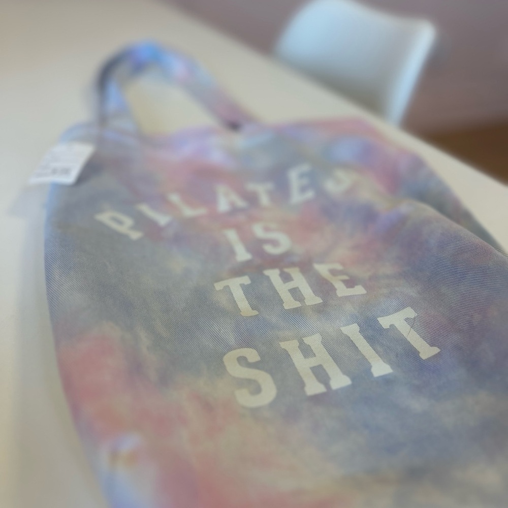 Dreamy Pink and Blue Tote Bag with Ethereal Design